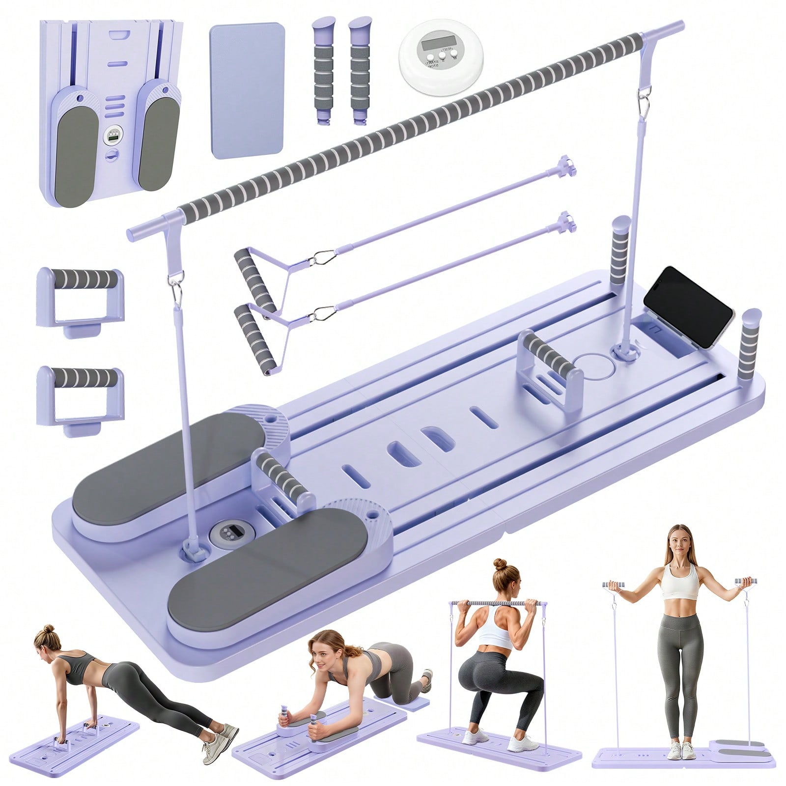 Pilates & Yoga Studio Alineacion - Pilates Reformer With Bar, Pilates Board