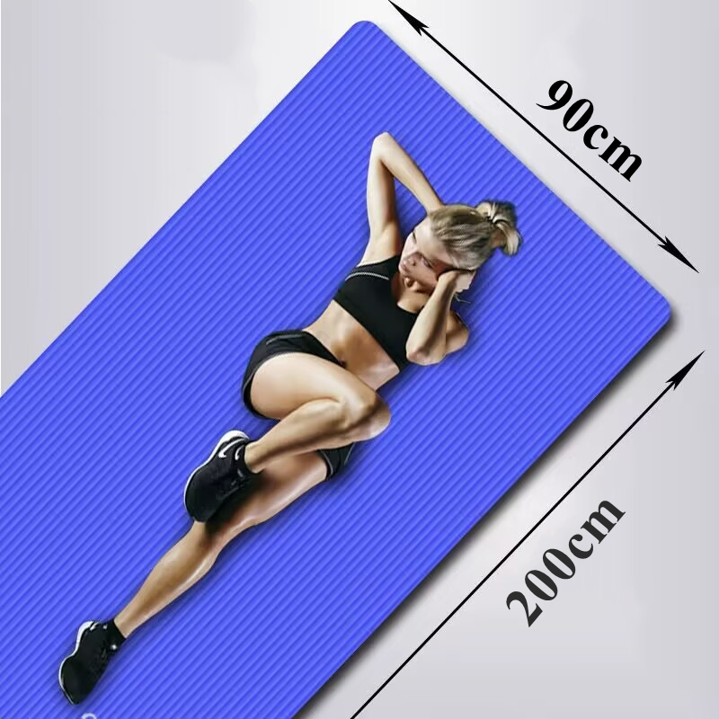 Pilates Yoga For Beginners - 200x90x1cm Thick Training Yoga Mat Anti-skid