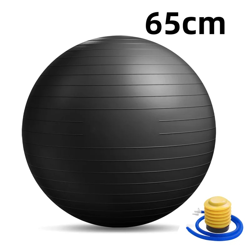 Anti-Burst Yoga Ball with Pump - đánh giá và giá Pilates Toning Ball