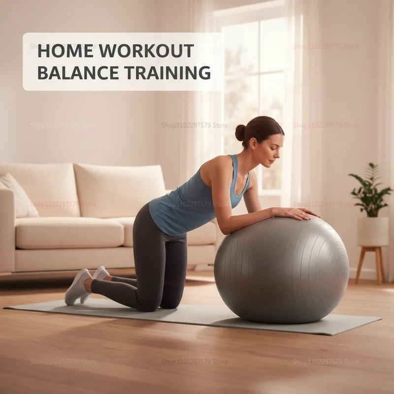 Anti-Burst Yoga Ball with Pump - đánh giá và giá Pilates Toning Ball