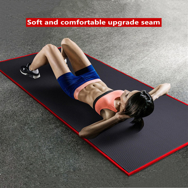 10mm Non-Slip Yoga Mat 183cm*6 - đánh giá và giá Pilates Yoga For Beginners