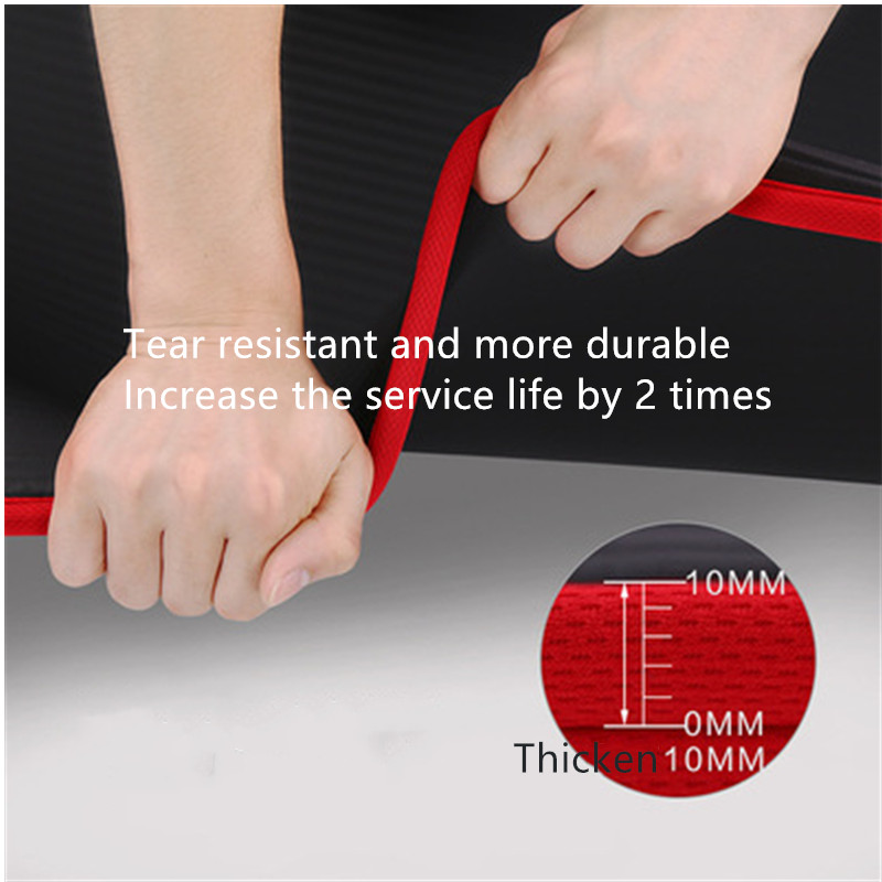 10mm Non-Slip Yoga Mat 183cm*6 - đánh giá và giá Pilates Yoga For Beginners