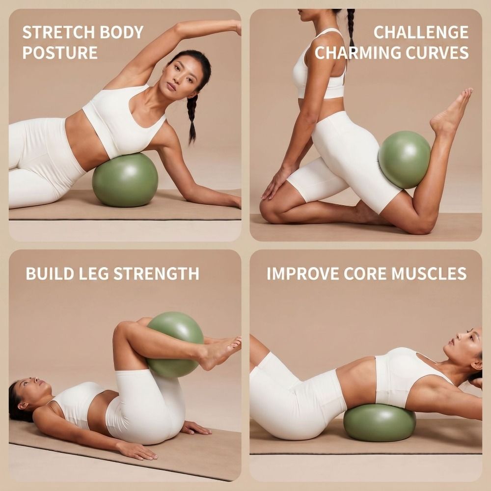 Household 22 cm Yoga Ball Soft - đánh giá và giá Pilates Toning Ball