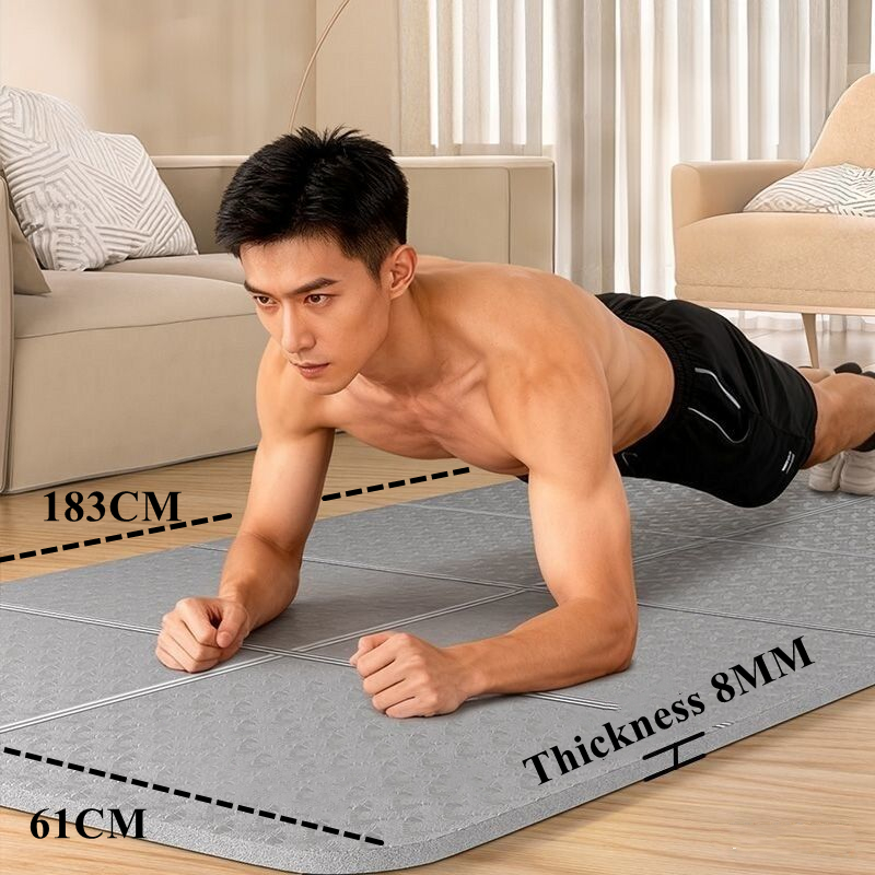 Folding Mat 183x61x0.8cm Eco-F - đánh giá và giá Pilates Yoga For Beginners