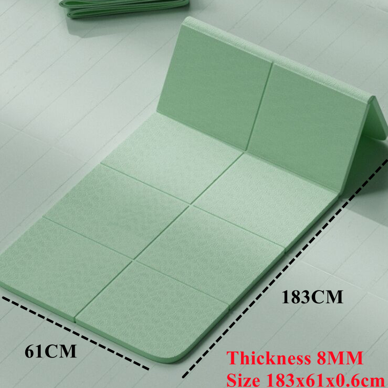 Folding Mat 183x61x0.8cm Eco-F - đánh giá và giá Pilates Yoga For Beginners