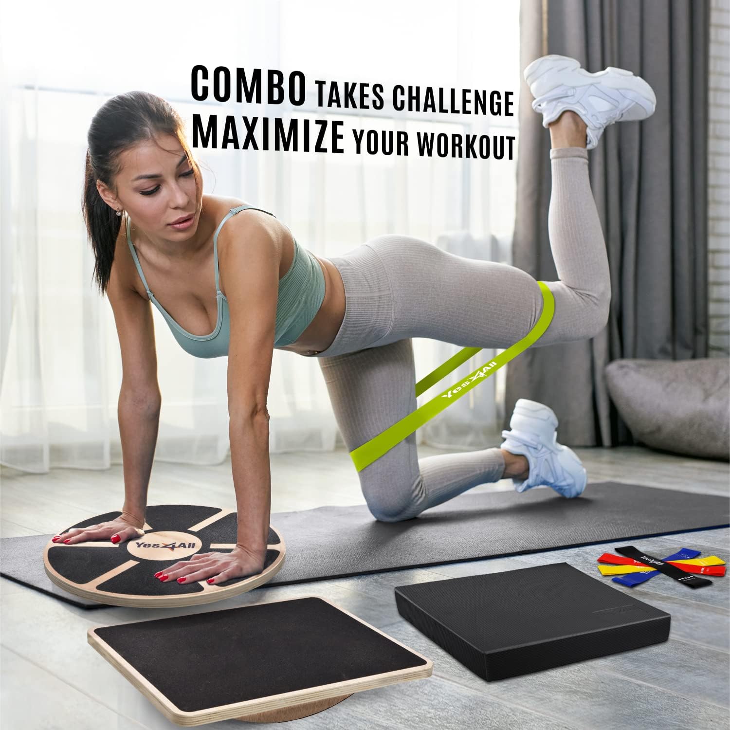 Versatile Wooden Wobble Balanc - đánh giá và giá Balance Board Wobble