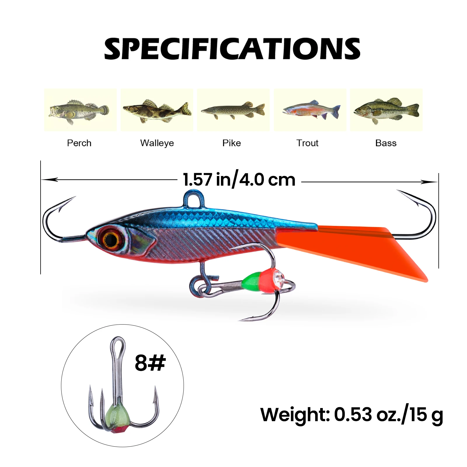 Goture Ice Fishing Lure Winter - đánh giá và giá Balance Board Wobble