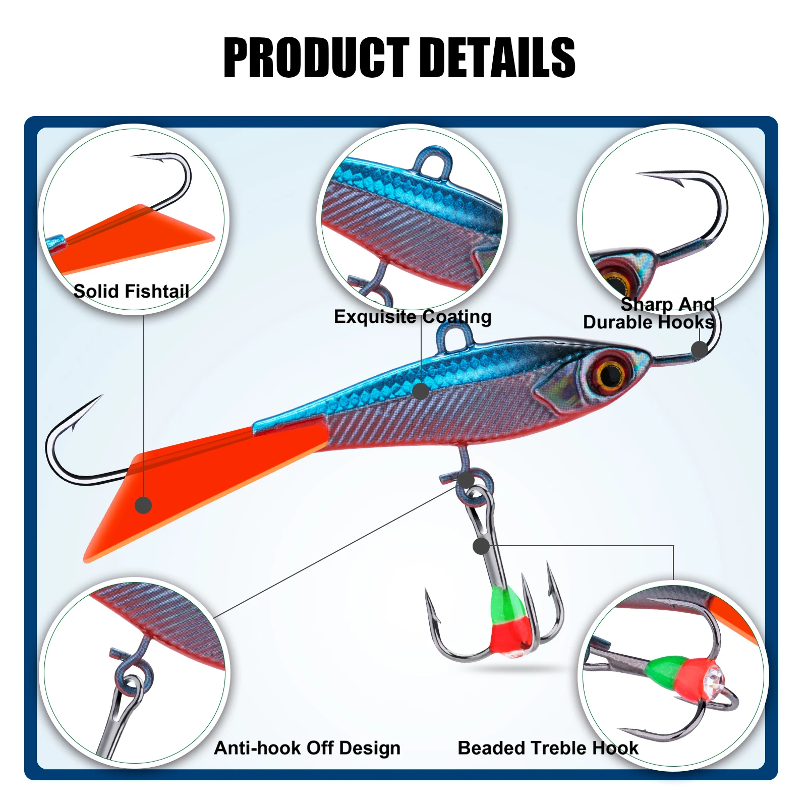 Goture Ice Fishing Lure Winter - đánh giá và giá Balance Board Wobble