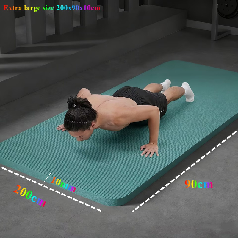 200x90x1cm Thick Training Yoga - đánh giá và giá Pilates Yoga For Beginners