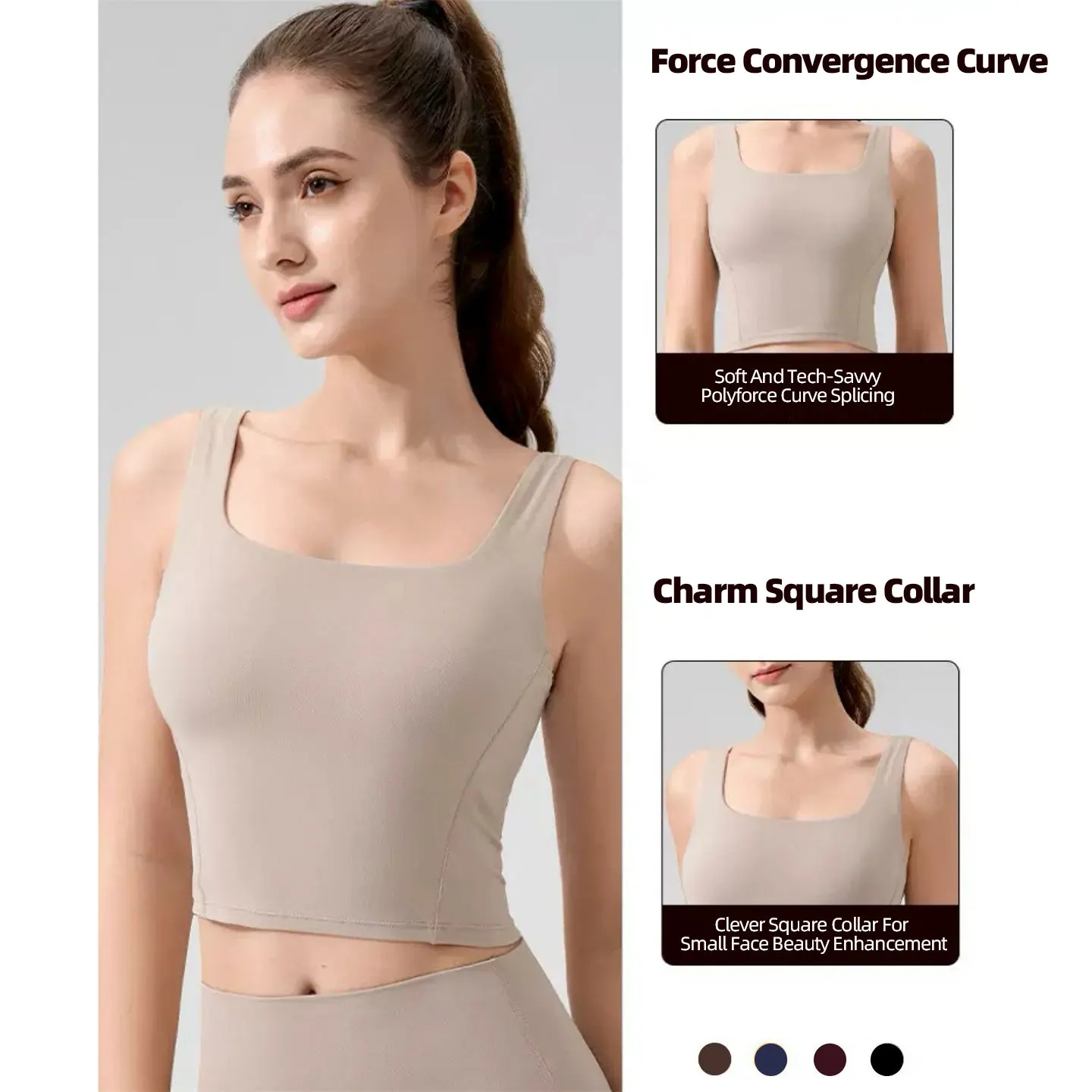 Women's Sports Yoga Vest Squar - đánh giá và giá Pilates Yoga One