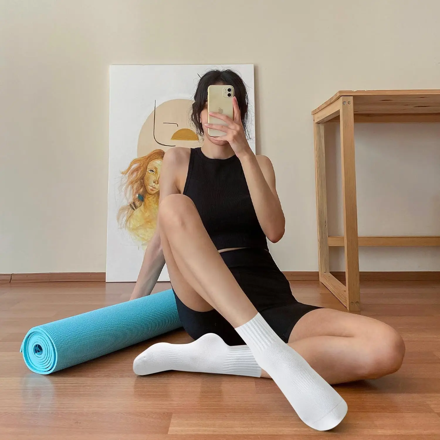 4 pairs of women's yoga socks, - đánh giá và giá Pilates & Yoga Studio Alineacion