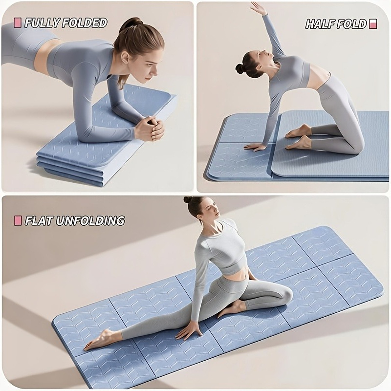 Non-Slip Extra Thick Foldable  - đánh giá và giá Pilates Yoga For Beginners