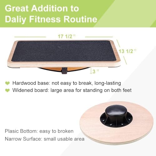 Professional Wooden Balance Bo - đánh giá và giá Balance Board Wobble
