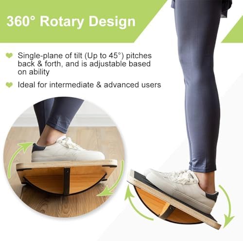 Professional Wooden Balance Bo - đánh giá và giá Balance Board Wobble