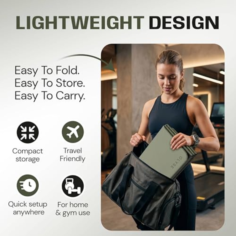 Foldable Yoga Mat for Yoga Pil - đánh giá và giá Pilates Yoga Hiit