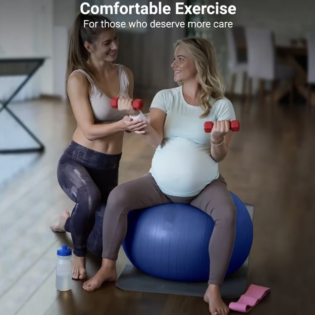 Yoga Ball 75cm Explosion-proof - đánh giá và giá Pilates Toning Ball