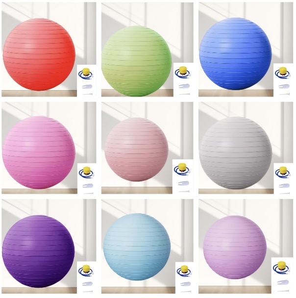 Yoga Ball 75cm Explosion-proof - đánh giá và giá Pilates Toning Ball