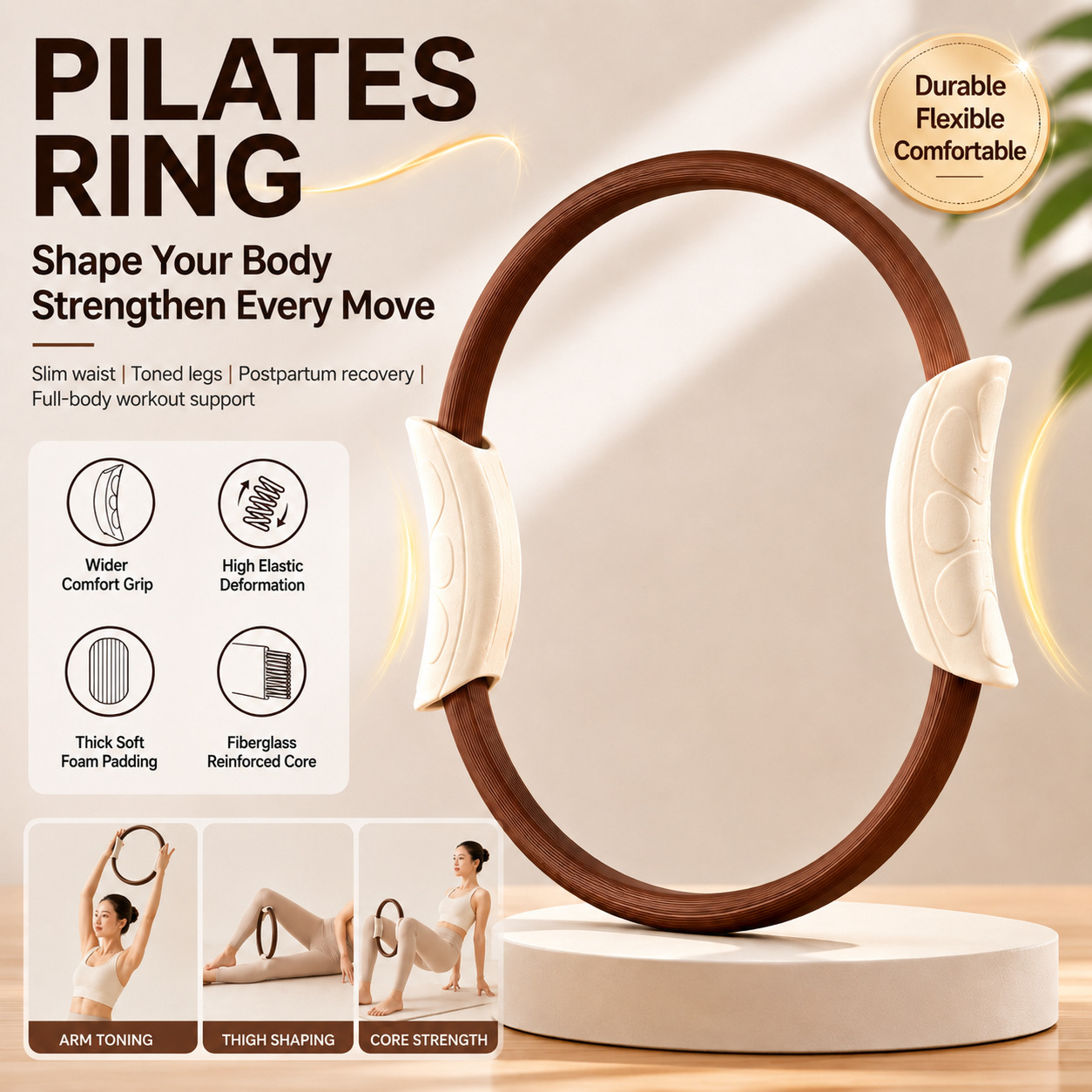 Pilates Ring, Yoga Ring, Pelvi - đánh giá và giá Pilates Yoga Ring