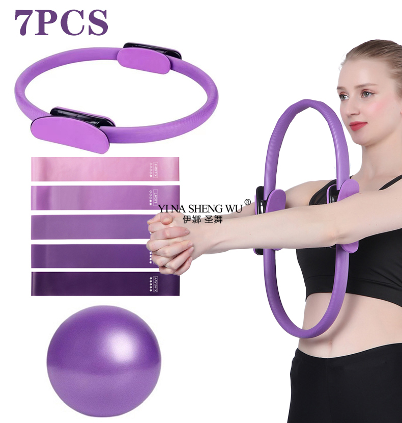 7Pcs Pilates Equipment For Hom - đánh giá và giá Pilates Yoga Ring