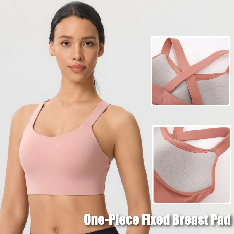 Solid Color Cross Back Sports  - đánh giá và giá Pilates Yoga One
