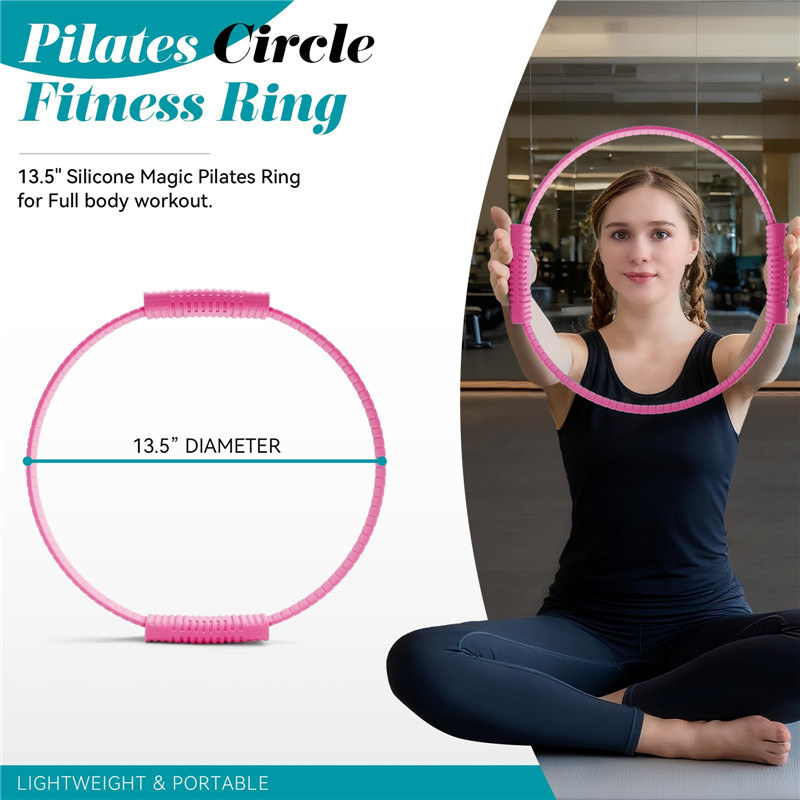 Eco-Friendly Double Handle Sil - đánh giá và giá Pilates Yoga Ring