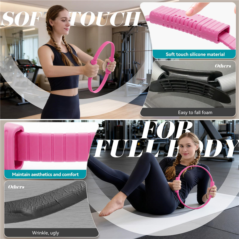 Eco-Friendly Double Handle Sil - đánh giá và giá Pilates Yoga Ring