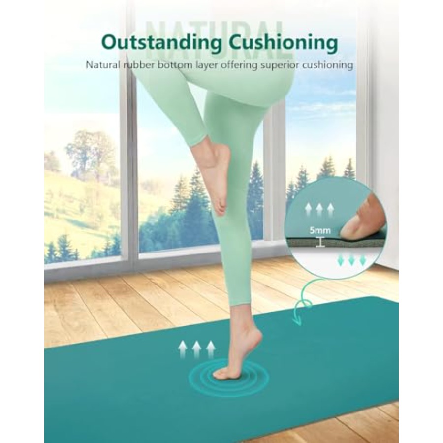 Rubber Yoga Mat for Hot Yoga,  - đánh giá và giá Pilates Yoga Hiit