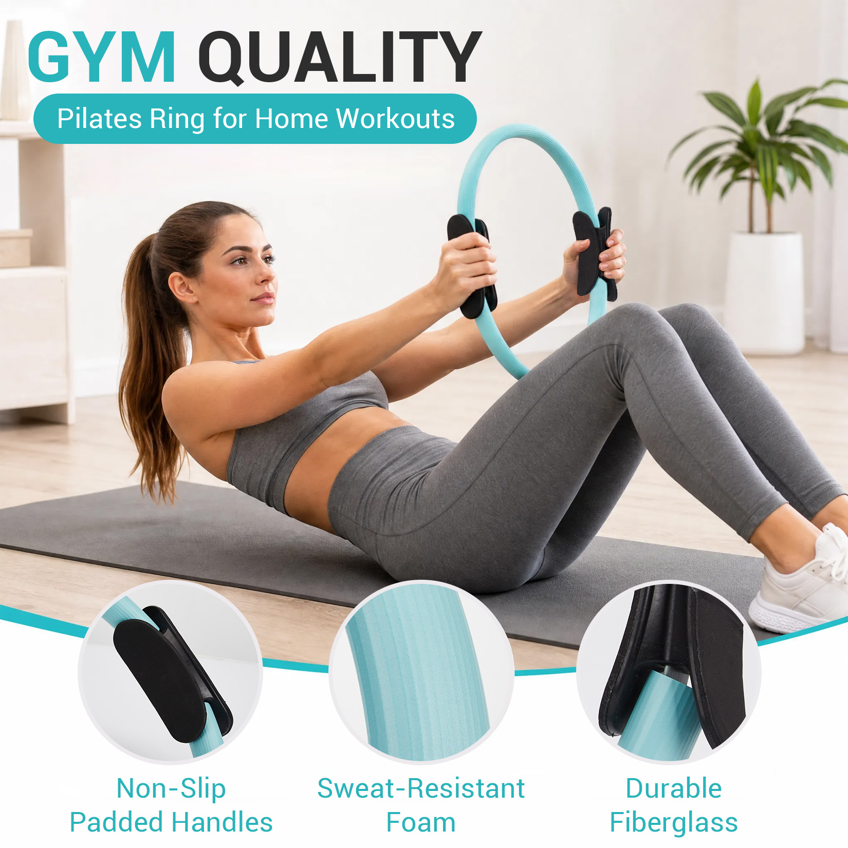 Pilates Training Set, 6-in-1 P - đánh giá và giá Pilates Yoga Ring
