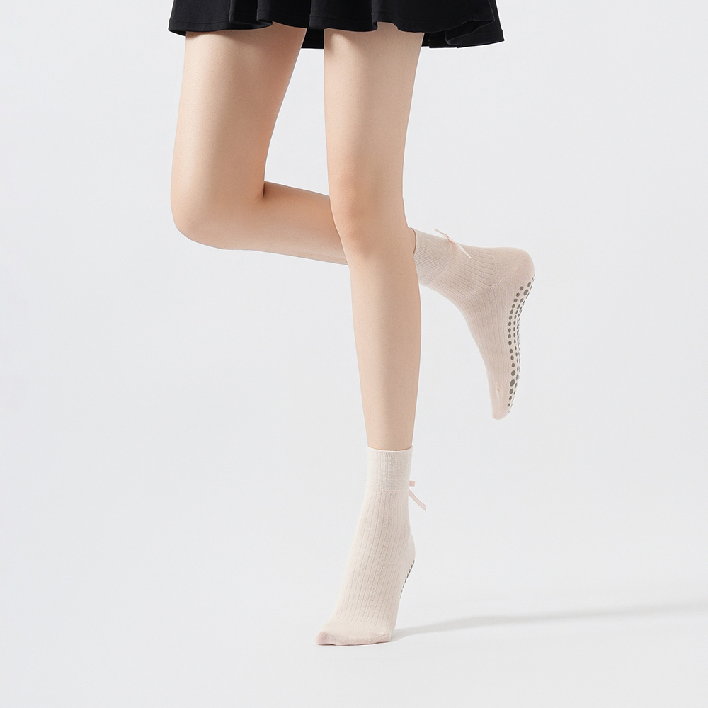 Cute Bowknot Yoga Socks Girls  - đánh giá và giá Pilates & Yoga Studio Alineacion